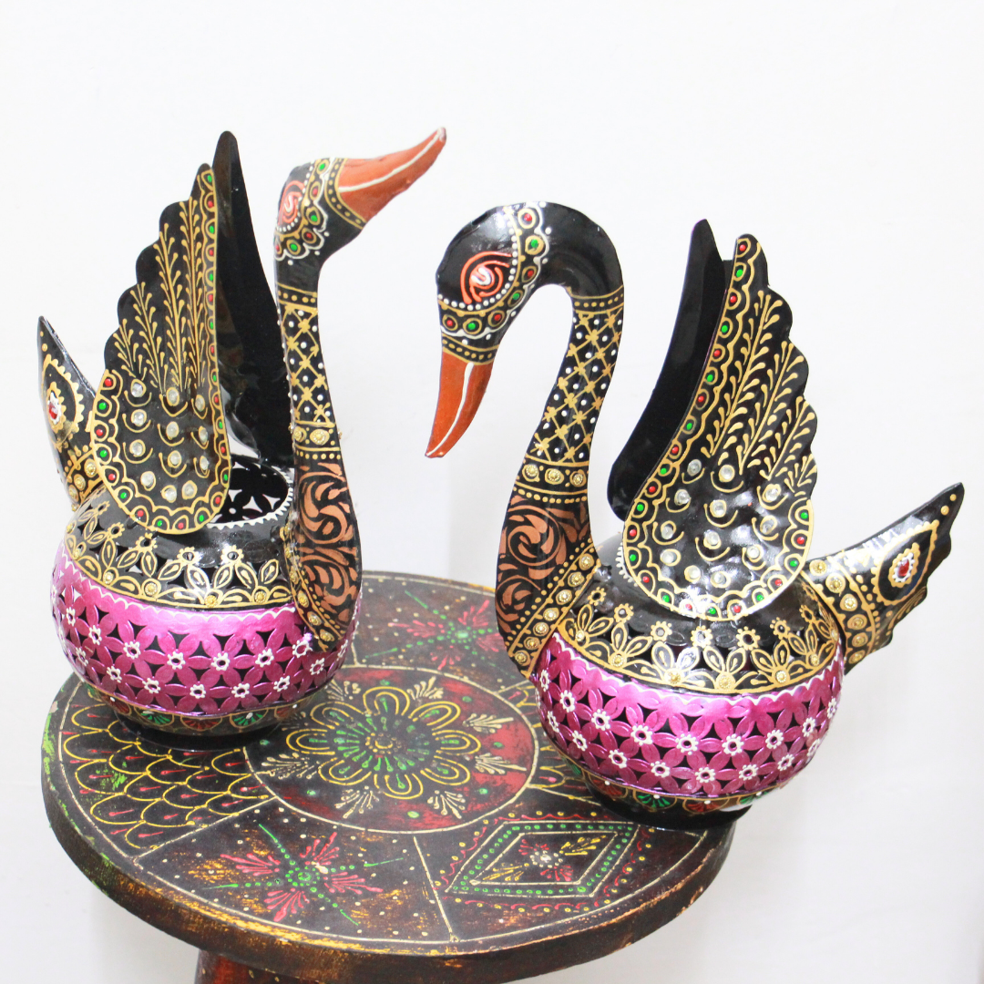 Tealight Holder- Duck Lota set of 2