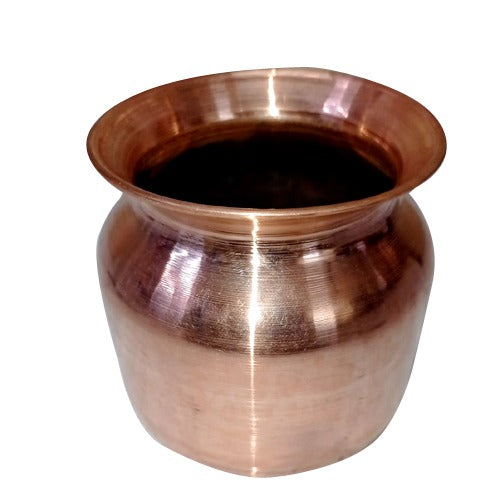 Copper Kalash Lota for Puja patra (Copper, 500ml)