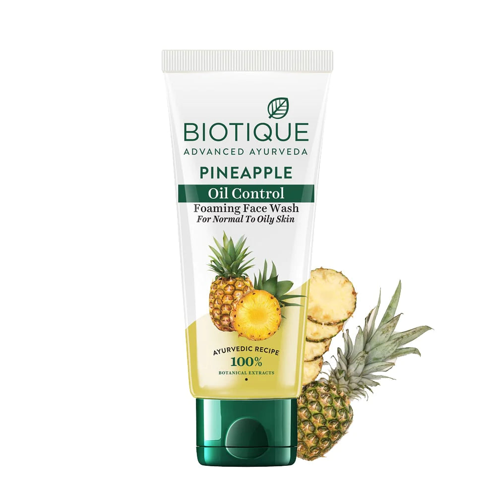 BIOTIQUE - Pineapple Oil Control Foaming Face Wash