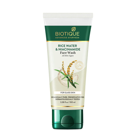 BIOTIQUE - Biotique Rice Water & Niacinamide Gel Face Wash