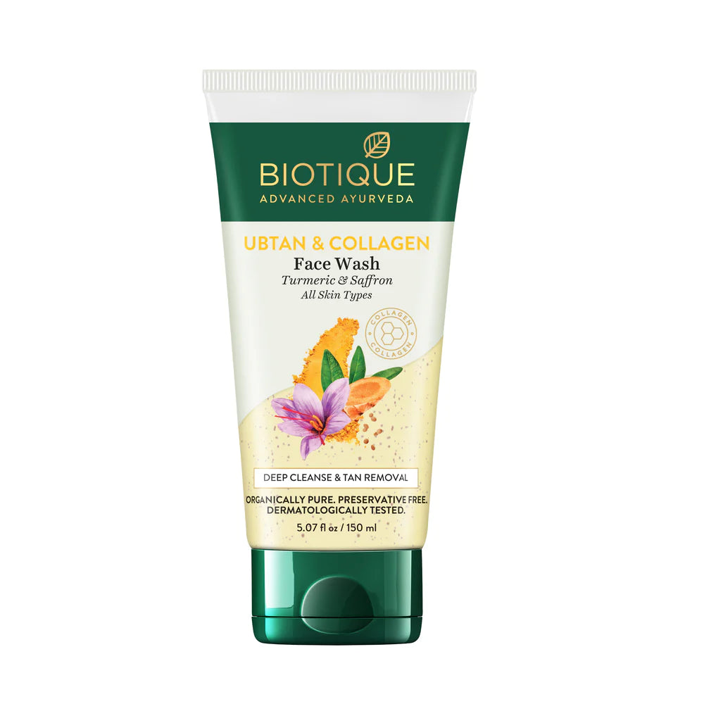 BIOTIQUE - Biotique Ubtan & Collagen Face Wash