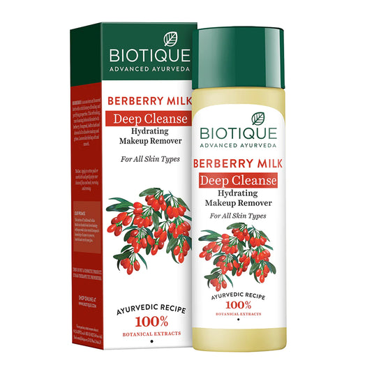 BIOTIQUE - Berberry Milk Deep Cleanse Hydrating Make Up Remover