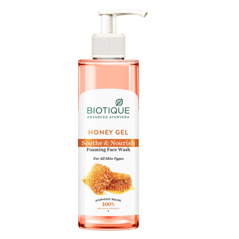 BIOTIQUE - Honey Gel Soothe & Nourish Foaming Face Wash