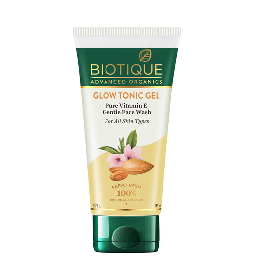 BIOTIQUE - Glow Tonic Gel Pure Vitamin E Gentle Face Wash