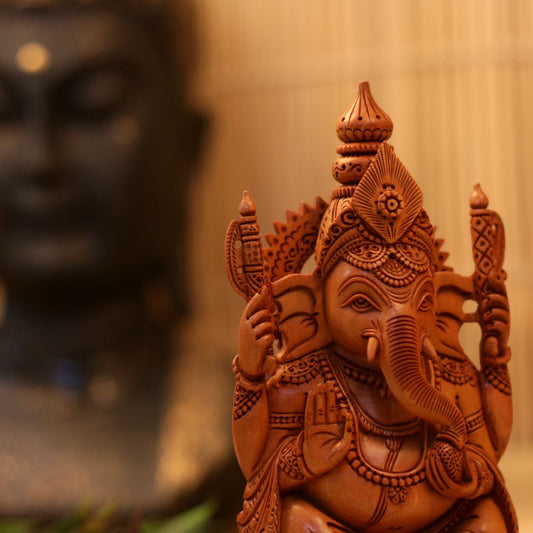 WOODEN HANDICRAFT SHESHAM GANESH JI