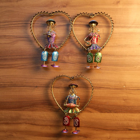 WALL HANGING- TRIBAL MUSICAN SET OF 3