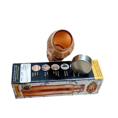 Copper Bottle, 900ml, 1 Piece, Brown